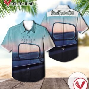 Blue Oyster Cult Mirrors Album Cover Hawaiian Shirt, Best Gift For Music Lovers Vesles2014S