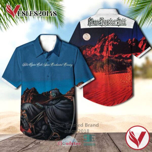 Blue Oyster Cult Some Enchanted Evening Album Casual Hawaiian Shirt, Best Gift For Music Lovers Vesles2014S