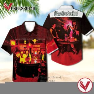 Blue Oyster Cult Spectres Album Casual Hawaiian Shirt, Best Gift For Music Lovers Vesles2014S