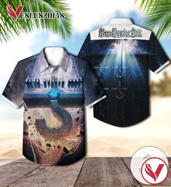 Blue Oyster Cult The Symbol Remains Album Cover Hawaiian Shirt, Best Gift For Music Lovers Vesles2014S