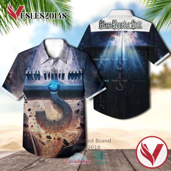 Blue Oyster Cult The Symbol Remains Casual Hawaiian Shirt, Best Gifts For Summer Vesles2014S 1
