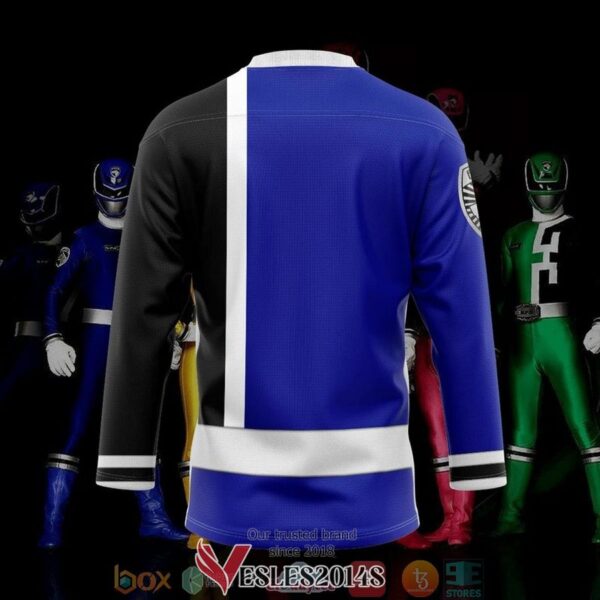 Blue Ranger S.P.D Hockey Jersey Shirt, Trending Gifts For Fans - Vesles2014s 3