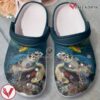 Blue Water Sea Turtle Shoes Clogs – Save The Ocean Outdoor Shoes Clogs For Women, Unique Gift From  Vesles2014S