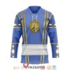 Blue Wolf Ninja Mighty Morphin Power Rangers Ninjetti Hockey Jersey Shirt, Trending Gifts For Fans - Vesles2014s