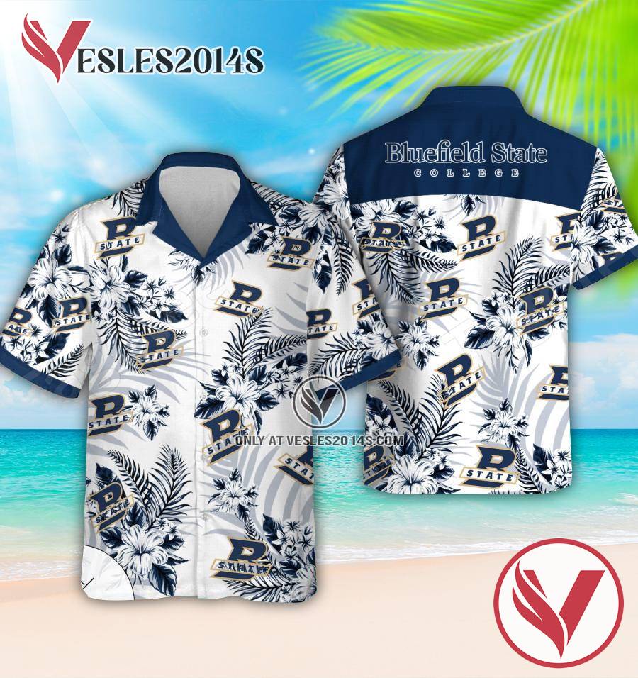 Bluefield State College Aloha Summer Shirt And Shorts, Perfect Gifts Idea In Holiday - Vesles2014S 1