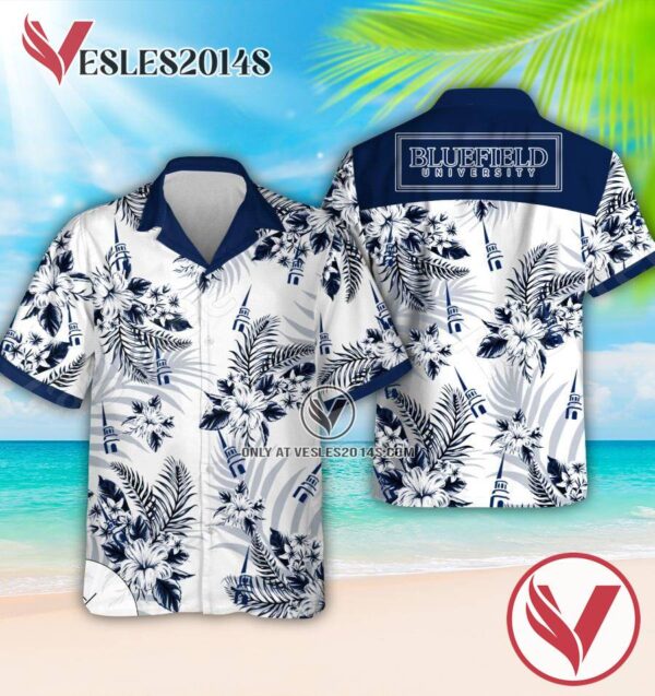 Bluefield University Aloha Summer Shirt And Shorts, Perfect Gifts Idea In Holiday - Vesles2014S 1