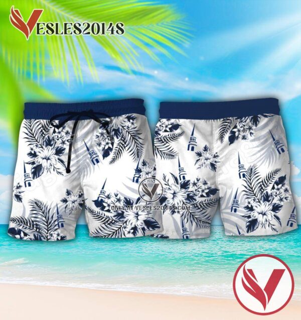Bluefield University Aloha Summer Shirt And Shorts, Perfect Gifts Idea In Holiday - Vesles2014S 2