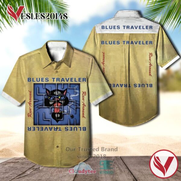 Blues Traveler Run Around Album Hawaiian Casual Shirt, Best Gift For Music Lovers Vesles2014S