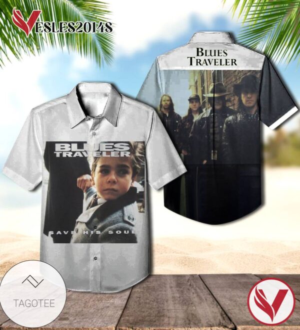 Blues Traveler Save His Soul Album Cover Hawaiian Shirt, Best Gift For Music Lovers Vesles2014S