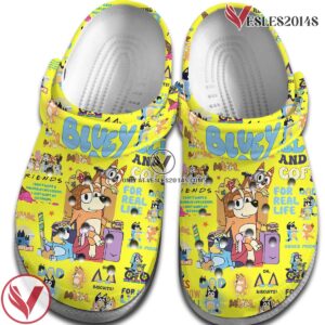 Bluey Cartoon Crocs Crocband Clogs Shoes Comfortable For Men Women and Kids Style 7, Unique Gift From  Vesles2014S 2