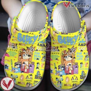 Bluey Cartoon Crocs Crocband Clogs Shoes Comfortable For Men Women and Kids Style 7, Unique Gift From  Vesles2014S