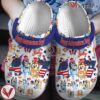Bluey Happy Independence Day Cartoon Crocs Crocband Clogs Shoes Comfortable For Men Women and Kids, Unique Gift From  Vesles2014S
