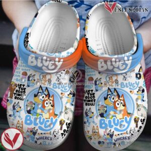Bluey Movie Crocs Crocband Clogs Shoes Comfortable For Men Women and Kids Style 3 - Vesles2014S