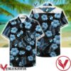 Bmw Blue Hibiscus Flowers Black Hawaiian Shirt, Unique Gifts For Friends - Vesles2014S 1