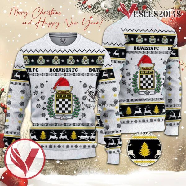 Boavista Futebol Clube Sport Ugly Christmas Sweater, Unique Gifts For Fans - Vesles2014aS 1