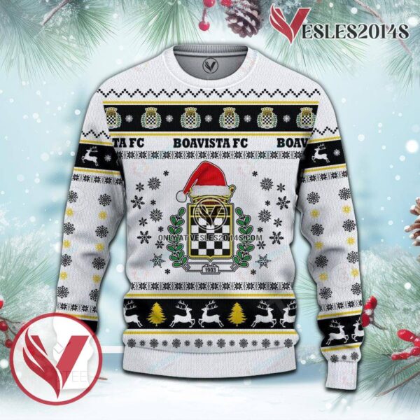 Boavista Futebol Clube Sport Ugly Christmas Sweater, Unique Gifts For Fans - Vesles2014aS 2