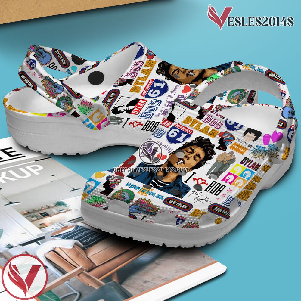 Bob Dylan Music Crocs Crocband Clogs Shoes, Unique Gifts For Fans Style 2 - Vesles2014S 3