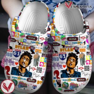 Bob Dylan Music Crocs Crocband Clogs Shoes, Unique Gifts For Fans Style 2 - Vesles2014S