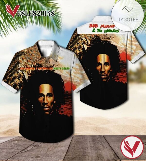 Bob Marley And The Wailers Natty Dread Album Cover Hawaiian Shirt, Best Gift For Music Lovers Vesles2014S