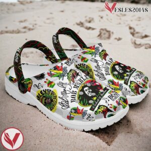 Bob Marley Music Crocs Crocband Clogs Shoes, Unique Gifts For Fans Style 1 - Vesles2014S 3