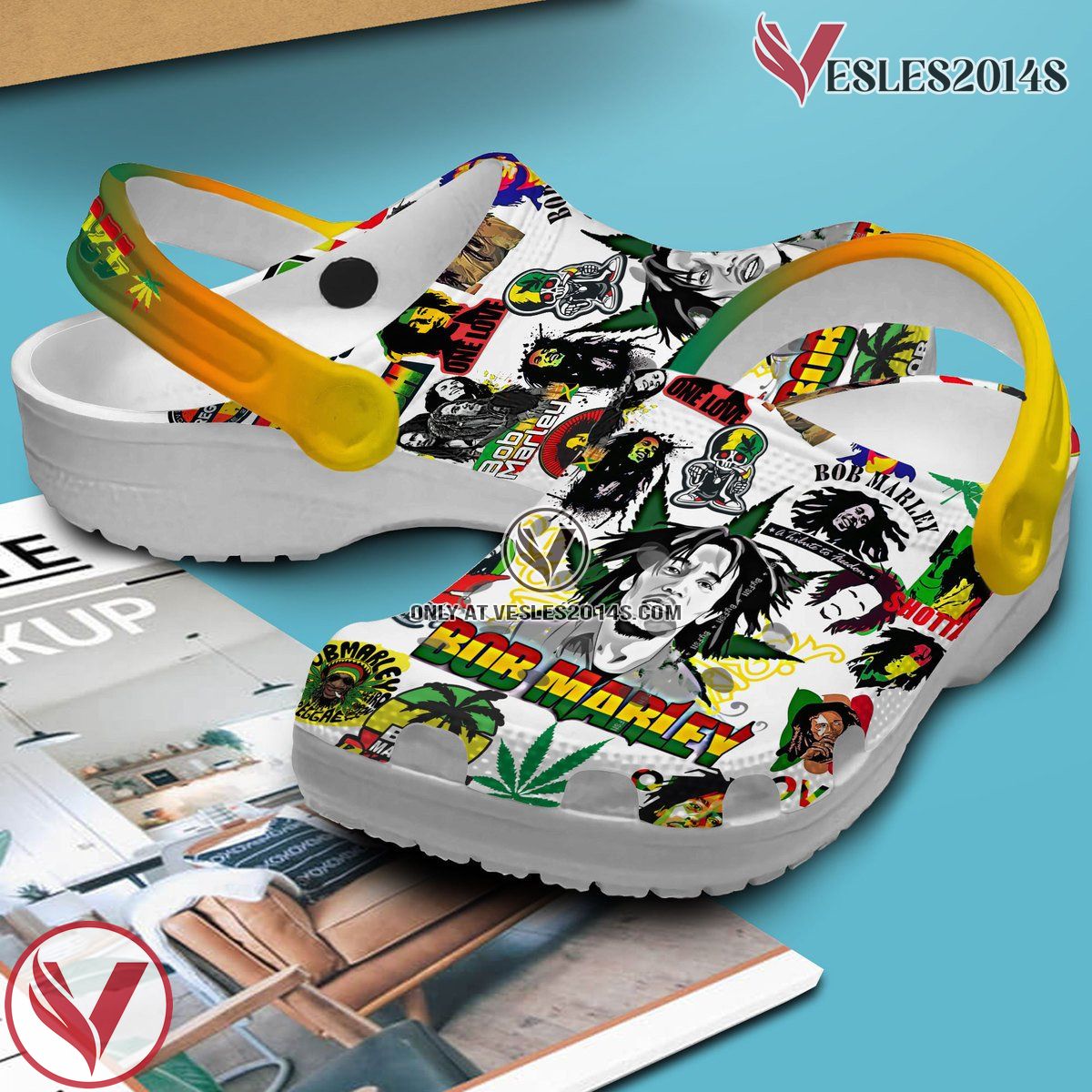 Bob Marley Music Crocs Crocband Clogs Shoes, Unique Gifts For Fans Style 7 - Vesles2014S 2