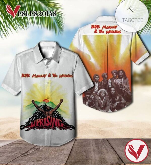 Bob Marley The Wailers Uprising Album Cover Hawaiian Shirt, Best Gift For Music Lovers Vesles2014S
