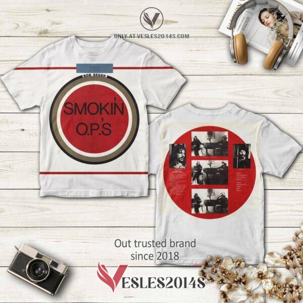 Bob Seger Smokin OPS Album 3D T-Shirt, Perfect Gifts For Music Lovers - Vesles2014S
