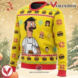 Bob’s Burgers Ugly Christmas Sweater, Unique Christmas Gift For Fans - Vesles2014S 1