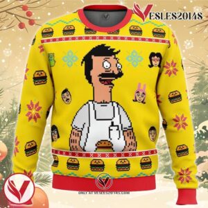 Bob’s Burgers Ugly Christmas Sweater, Unique Christmas Gift For Fans - Vesles2014S
