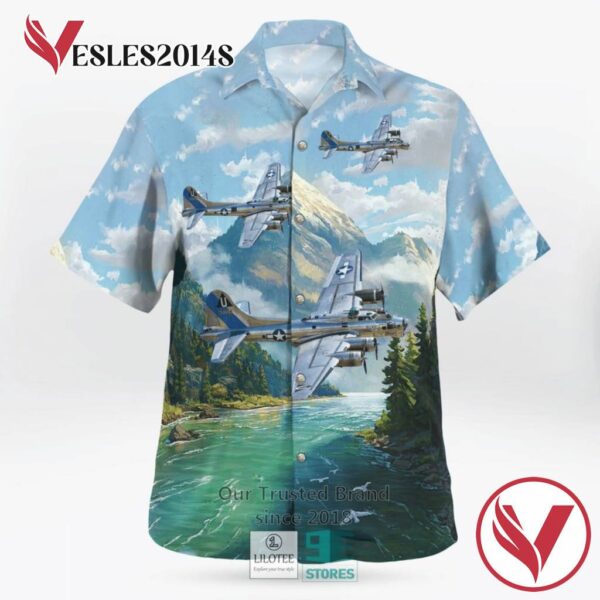 Boeing B 17 Flying Fortress Casual Hawaiian Shirt, Best Gifts For Summer Vesles2014S 2