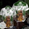 Boho Go Camping Worst Case Scenarid A Bear Kills You Hawaiian Graphic Print Short Sleeve Hawaiian Casual Shirt Vesles2014S
