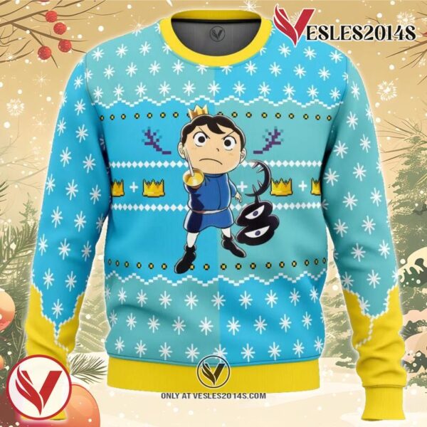 Bojji and Kage Ranking of Kings Ugly Christmas Sweater, Unique Christmas Gift For Fans - Vesles2014S