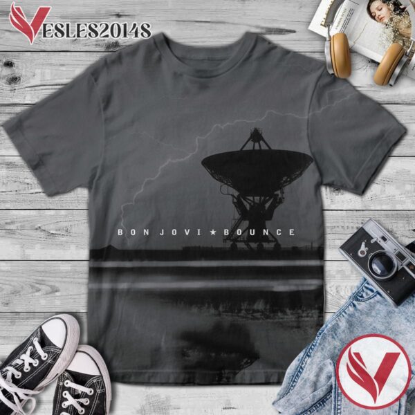Bon Jovi Bounce Album Cover Shirt, Perfect Gifts For Music Lovers - Vesles2014S