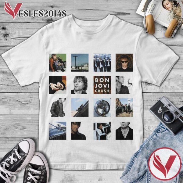 Bon Jovi Crush Album Cover Shirt, Perfect Gifts For Music Lovers - Vesles2014S