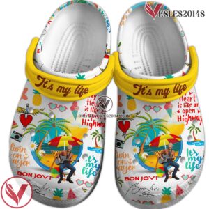 Bon Jovi Music Crocs Crocband Clogs Shoes, Unique Gifts For Fans Style 1 - Vesles2014S 3