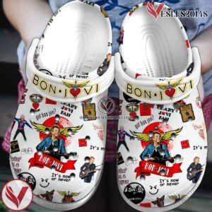 Bon Jovi Music Crocs Crocband Clogs Shoes, Unique Gifts For Fans Style 6 - Vesles2014S