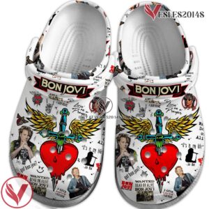 Bon Jovi Music Crocs Crocband Clogs Shoes, Unique Gifts For Fans Style 7 - Vesles2014S 2