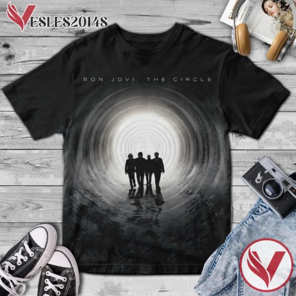 Bon Jovi The Circle Album Cover Shirt, Perfect Gifts For Music Lovers - Vesles2014S