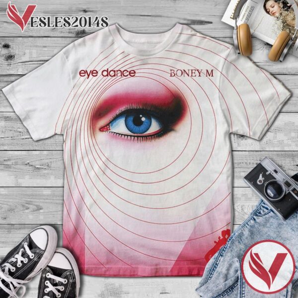 Boney M. Eye Dance Album Cover Shirt, Perfect Gifts For Music Lovers - Vesles2014S