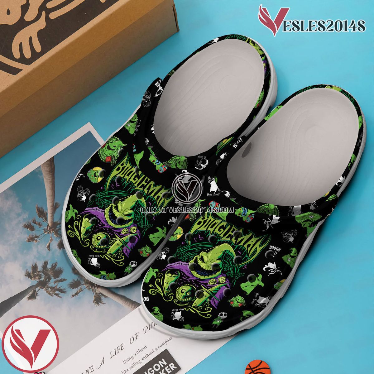 Boogeyman Cartoon Crocs Crocband Clogs Shoes Comfortable For Men Women and Kids Style 3, Unique Gift From Vesles2014S 2