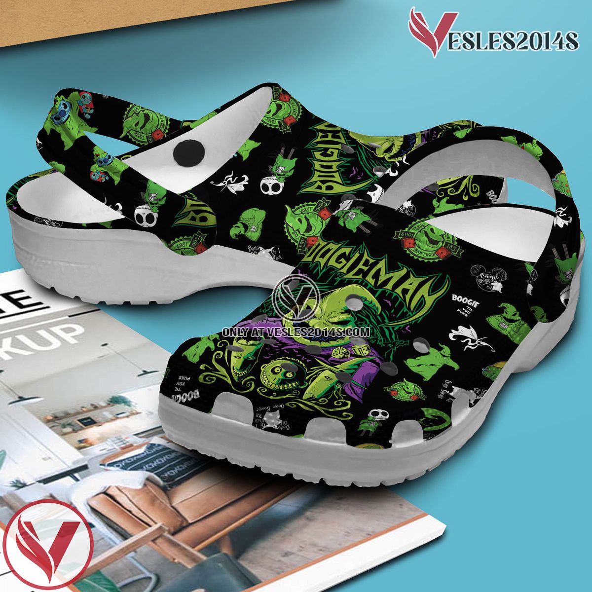 Boogeyman Cartoon Crocs Crocband Clogs Shoes Comfortable For Men Women and Kids Style 3, Unique Gift From Vesles2014S 3