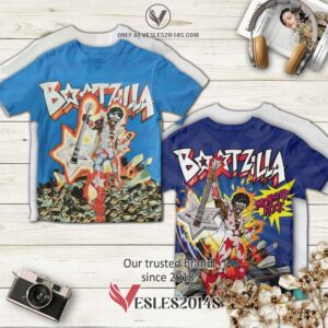 Bootsy Collins Bootzilla Album 3D T-Shirt, Unique Gifts For Music Lovers - Vesles2014S