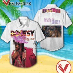 Bootsy Collins Keepin’ Dah Funk Alive 4-1995 Album Cover Hawaiian Shirt, Unique Gifts For Music Lovers - Vesles2014S