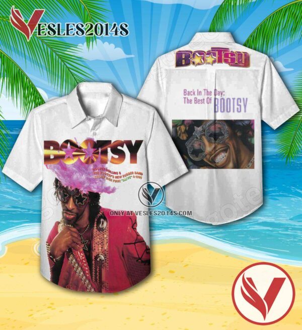 Bootsy Collins Keepin’ Dah Funk Alive 4-1995 Album Cover Hawaiian Shirt, Unique Gifts For Music Lovers - Vesles2014S
