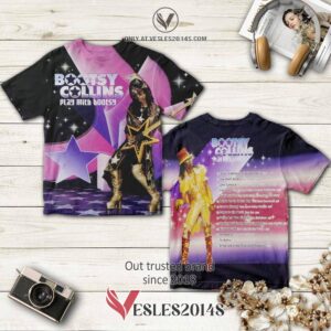 Bootsy Collins Play Album 3D T-Shirt, Perfect Gifts For Music Lovers - Vesles2014S