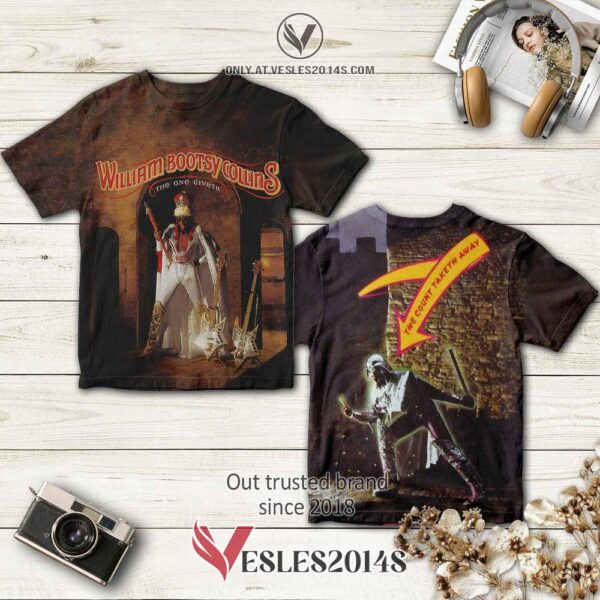 Bootsy Collins The One Giveth Album 3D T-Shirt, Perfect Gifts For Music Lovers - Vesles2014S