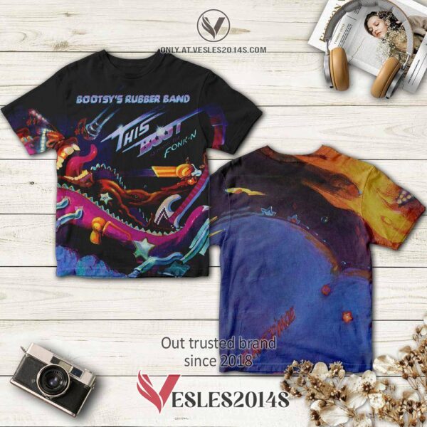 Bootsy Collins This Boot Album 3D T-Shirt, Perfect Gifts For Music Lovers - Vesles2014S