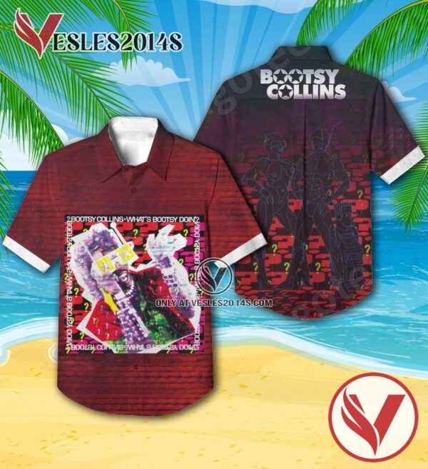 Bootsy Collins What’s Bootsy Doin’ Album Cover Hawaiian Shirt, Unique Gifts For Music Lovers - Vesles2014S