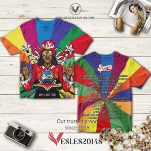 Bootsy Collins World Wide Funk Album 3D T-Shirt, Perfect Gifts For Music Lovers - Vesles2014S