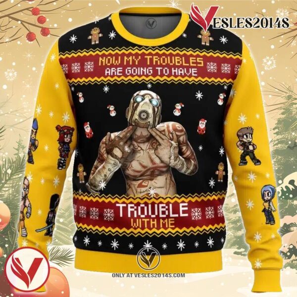 Borderlands Ugly Christmas Sweater, Unique Christmas Gift For Fans - Vesles2014S
